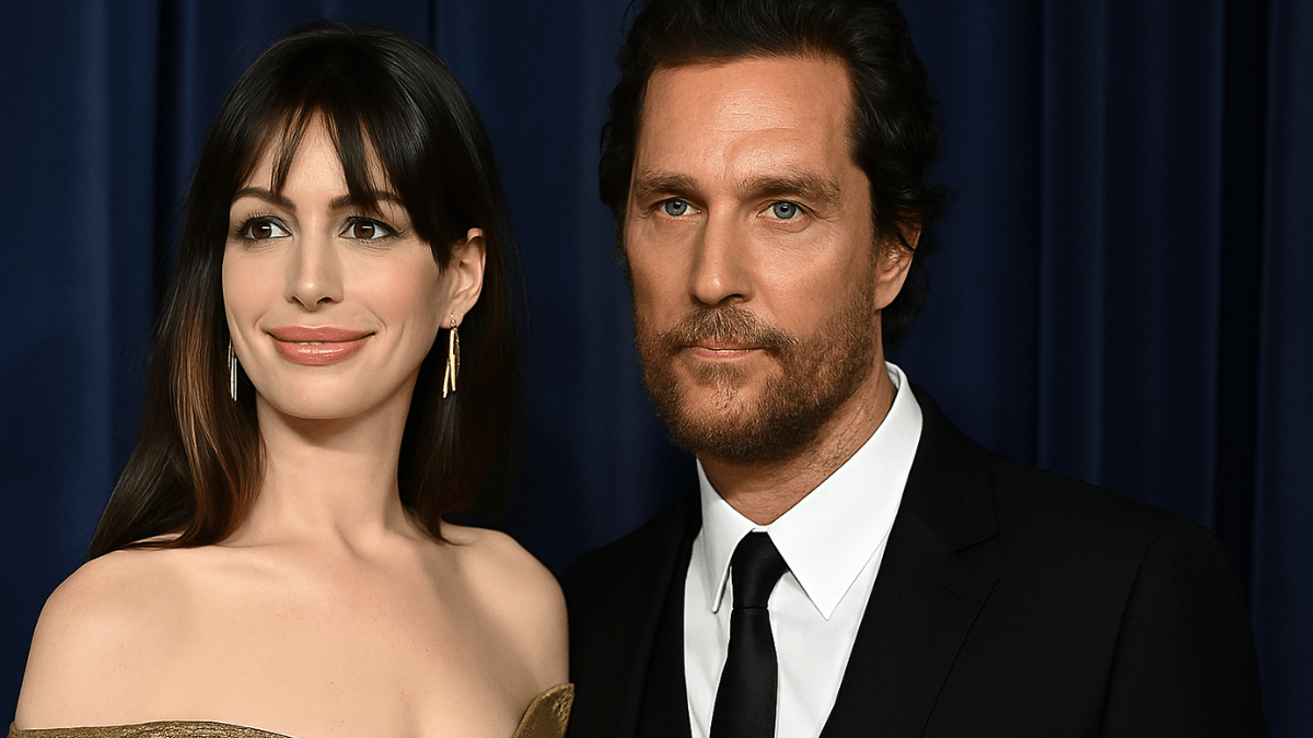 Anne Hathaway con Matthew McConaughey